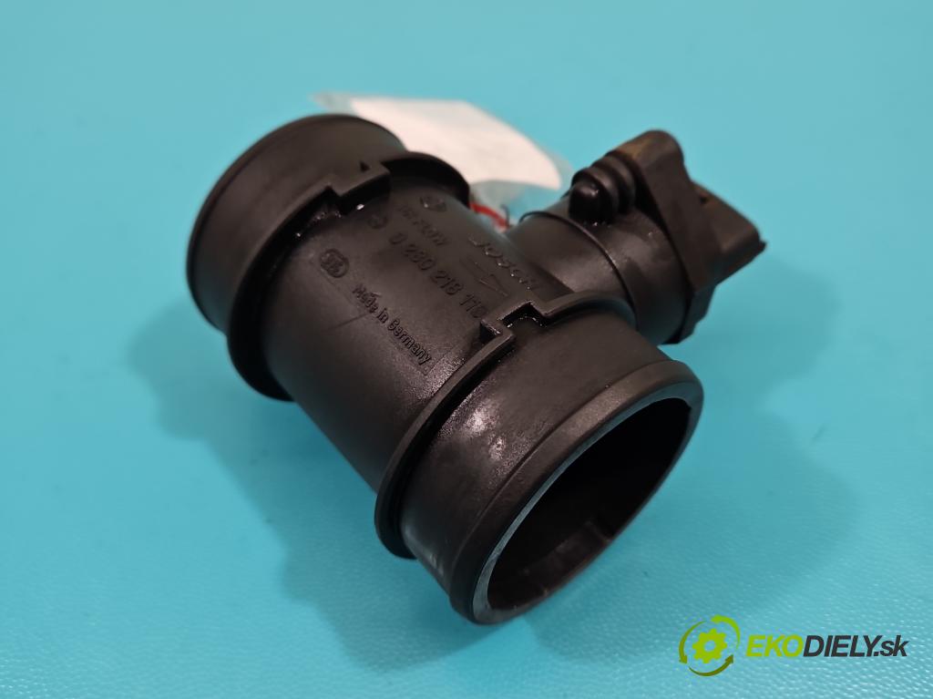 Opel Meriva A 2002-2010 1.4 16V 90 HP manual 66 kW 1364 cm3 5- průtokoměr: 0280218119 (Váhy vzduchu)