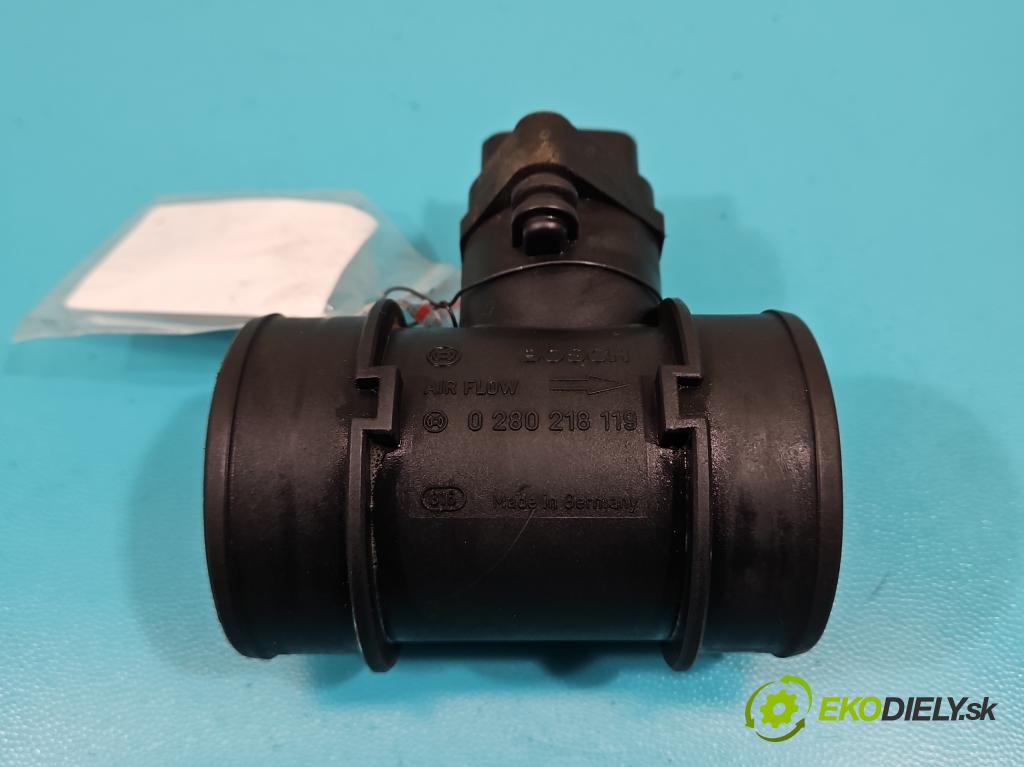 Opel Meriva A 2002-2010 1.4 16V 90 HP manual 66 kW 1364 cm3 5- průtokoměr: 0280218119 (Váhy vzduchu)