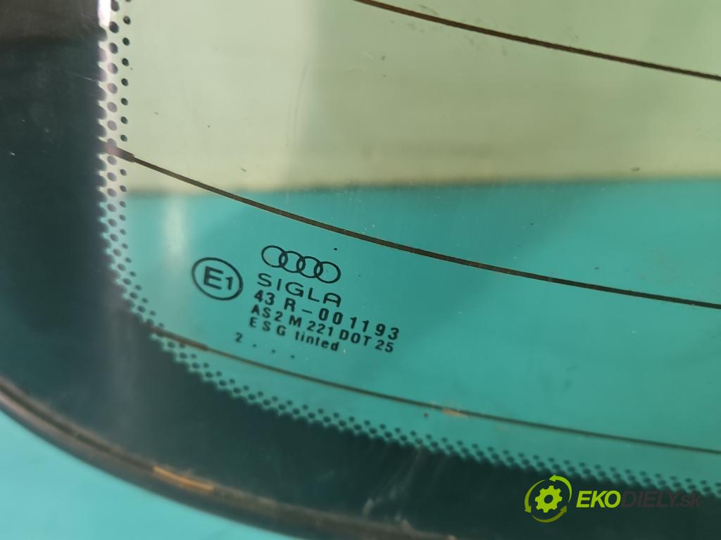 Audi 80 B4 1991-1994 1.9 tdi 90 hp manual 66 kW 1896 cm3 5- sklo zadní  (Okna zadní)