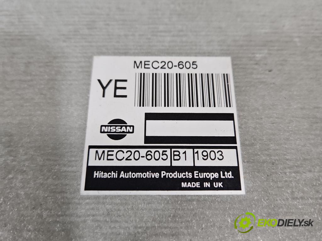 Nissan Almera N16 2000-2006 1.5 16V 90 HP manual 66 kW 1498 cm3 5- riadiaca jednotka motora MEC20-605