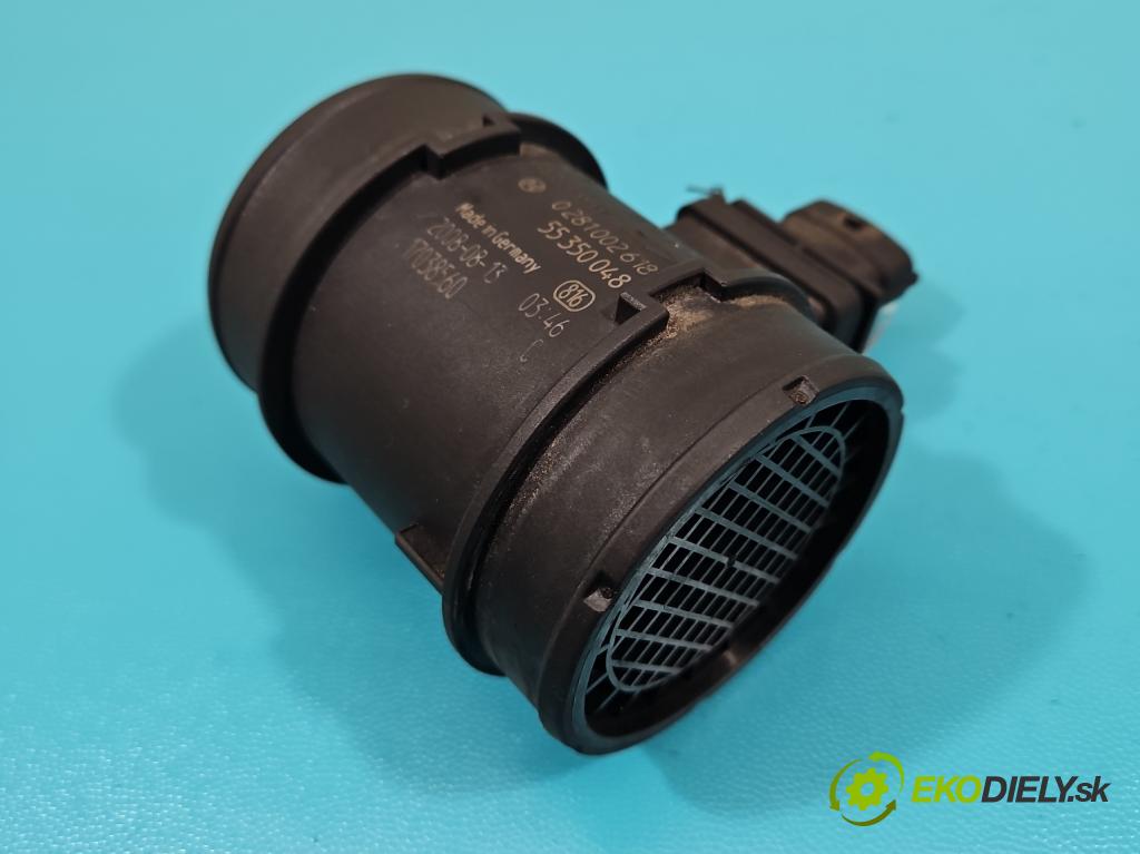 Opel Corsa D 2006-2014 1,3.0 cdti 90 HP manual 66 kW 1248 cm3 5- průtokoměr: 0281002618 (Váhy vzduchu)