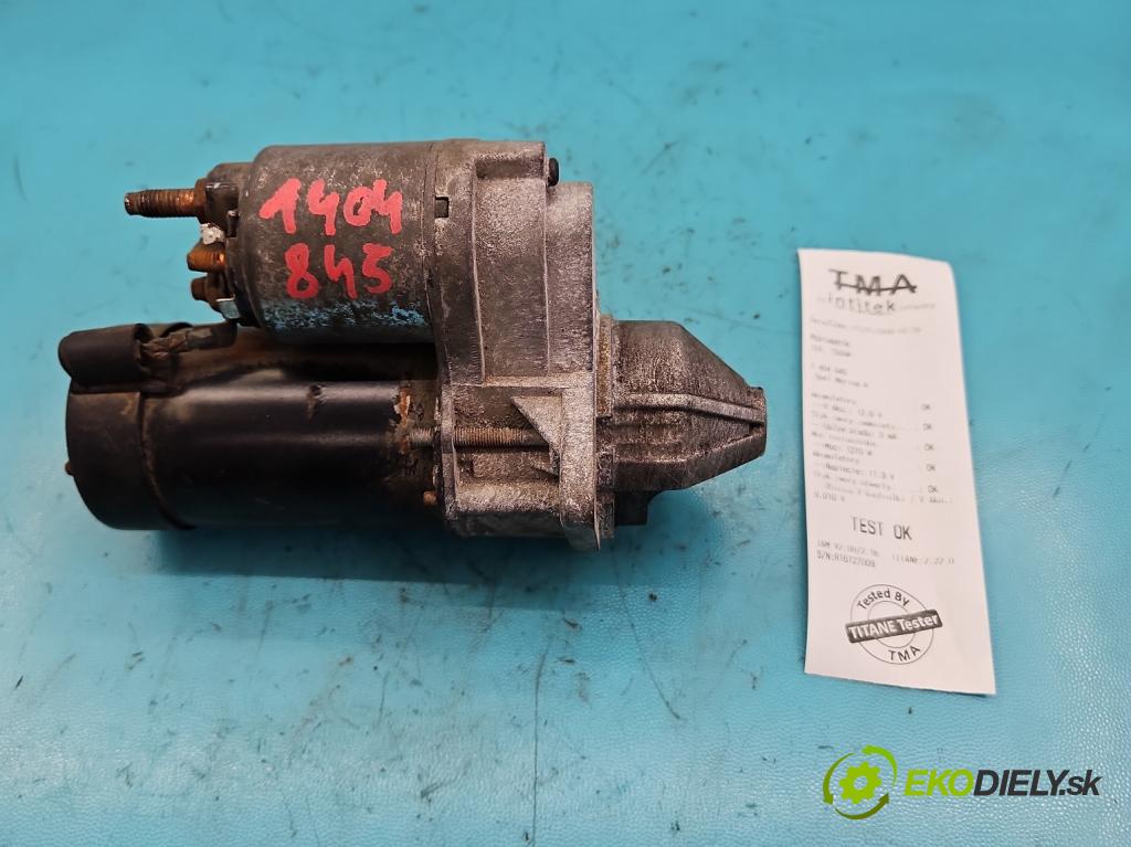 Opel Meriva A 2002-2010 1.4 16V 90 HP manual 66 kW 1364 cm3 5- štartér  (Štartéry)
