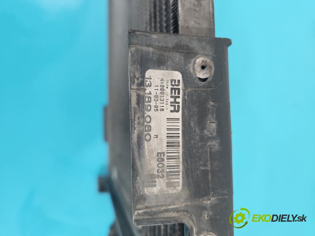 Opel Tigra B 2004-2009 1.4 16V 90 HP manual 66 kW 1364 cm3 2- chladič klimatizácie 13189080 (Chladiče klimatizácie)