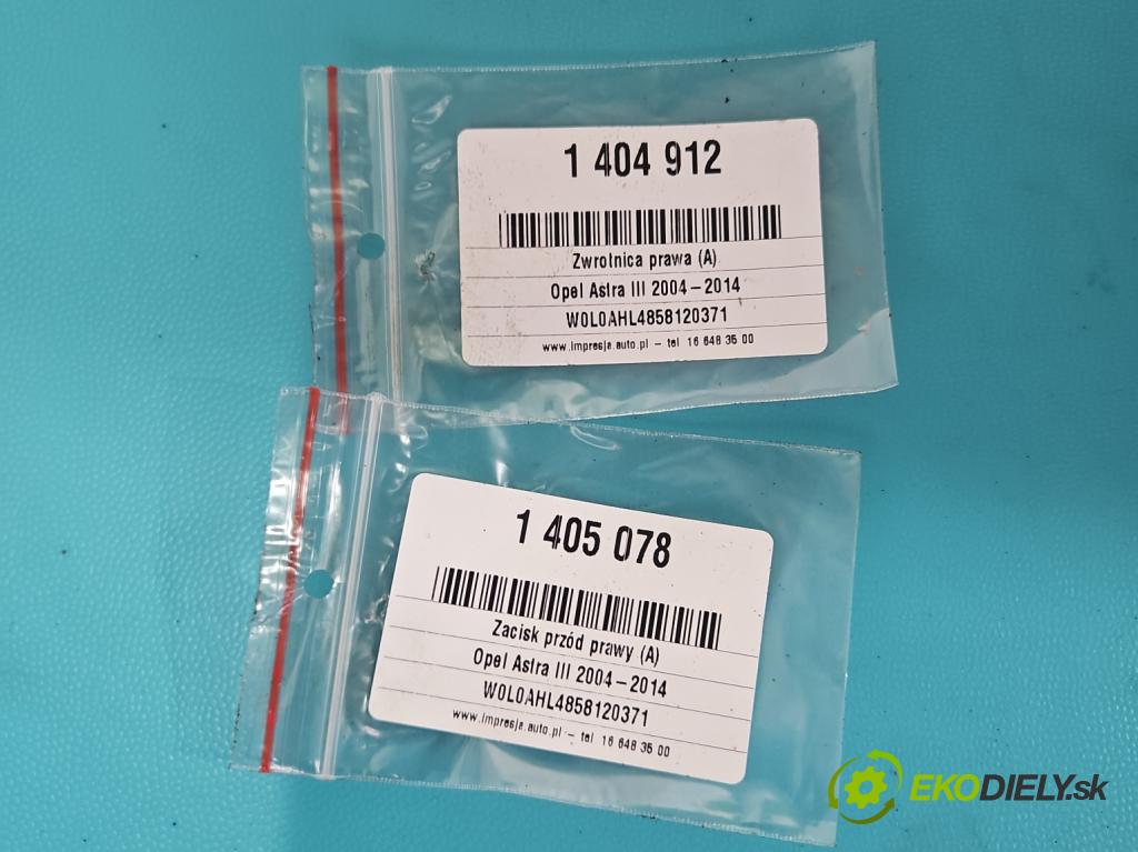 Opel Astra III 2004-2014 1.6 16V 105 HP manual 77 kW 1598 cm3 5- náboj pravé  (Náboje)