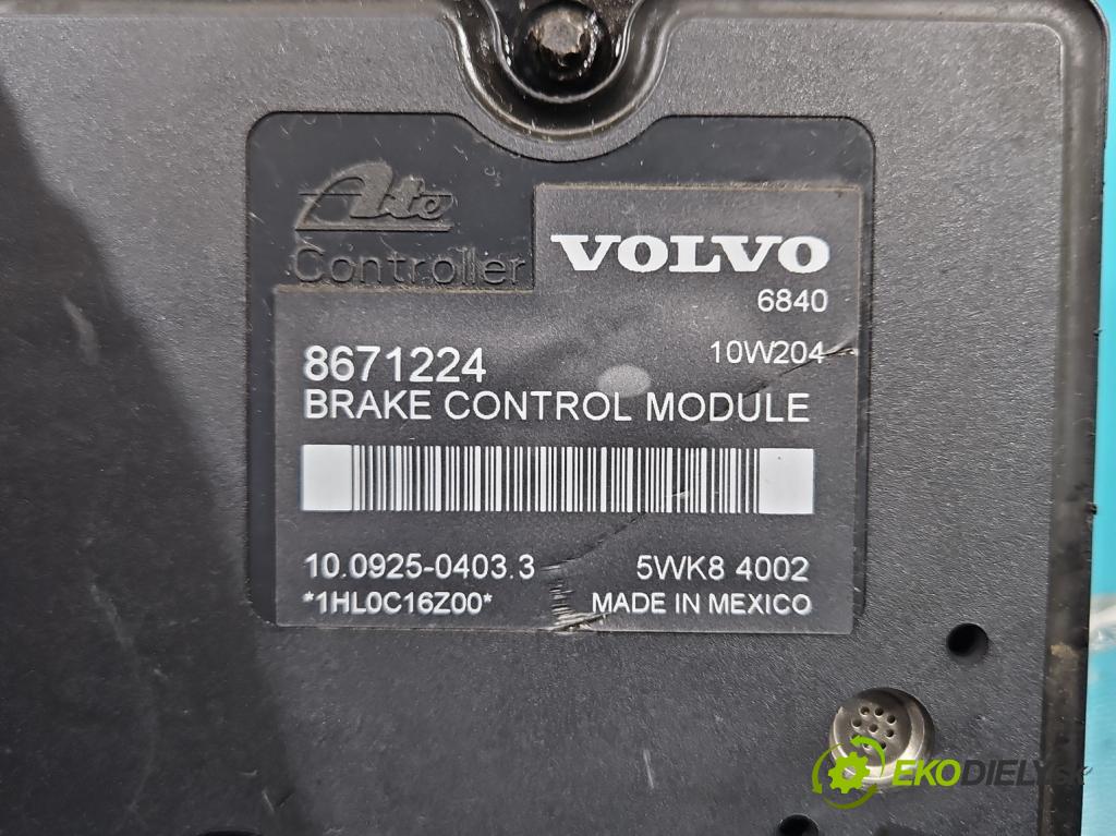 Volvo S60 I 2000-2010 2.4 20V 170 HP manual 125 kW 2435 cm3 4- čerpadlo abs P08671223 (Pumpy ABS)