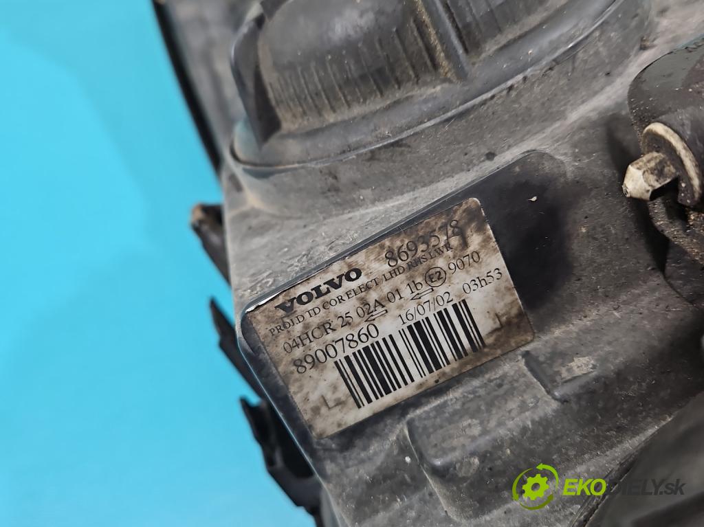 Volvo S60 I 2000-2010 2.4 20V 170 HP manual 125 kW 2435 cm3 4- Reflektor: pravý 89007860 (Pravé)