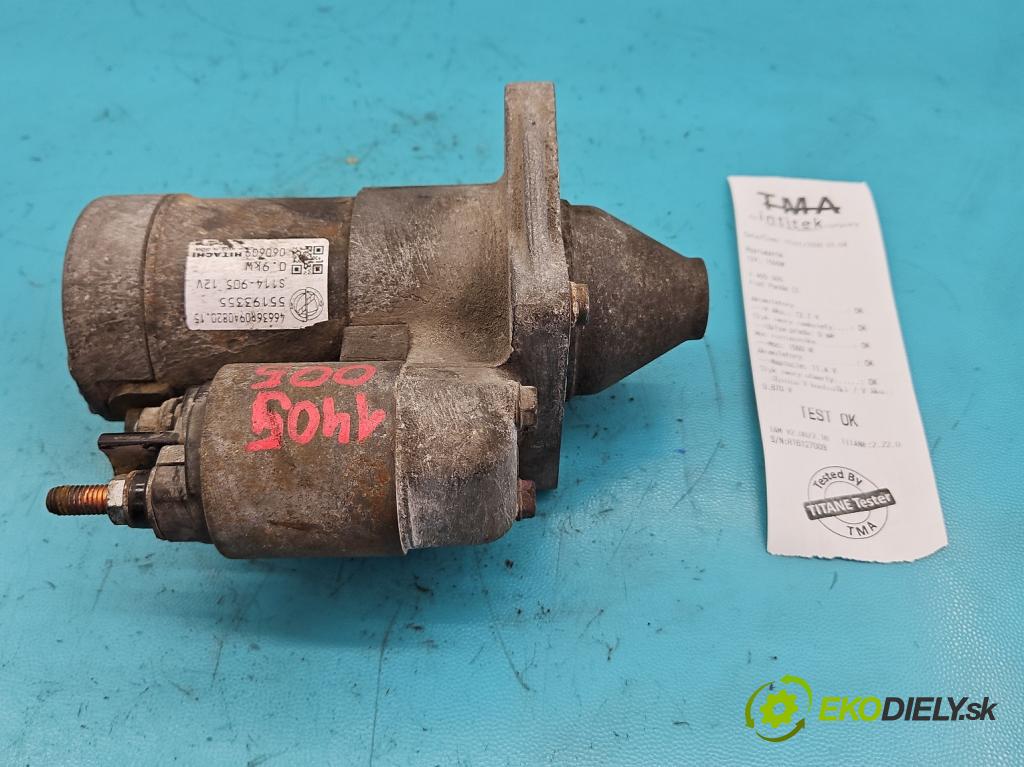 Fiat Panda II 2003-2012 1.2 60 HP manual 44 kW 1242 cm3 5- štartér 55193355 (Štartéry)