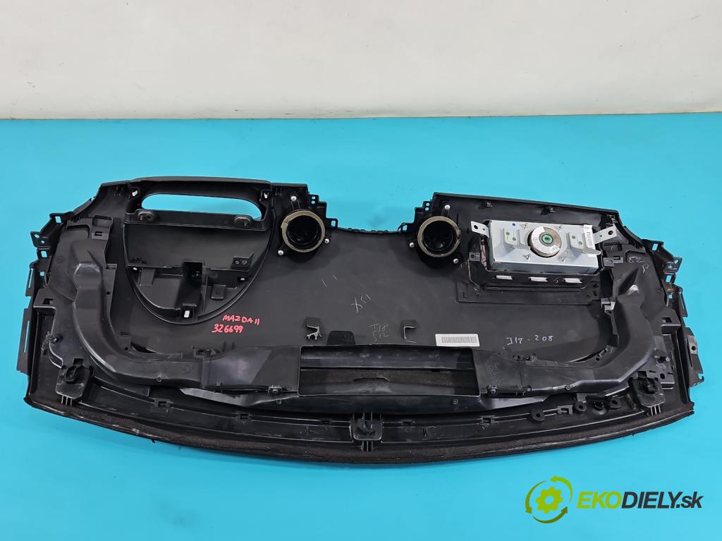 Mazda 2 II 2007-2014 1.4 citd 68 HP manual 50 kW 1399 cm3 5- kokpit,pristrojová doska rozdeľovacia