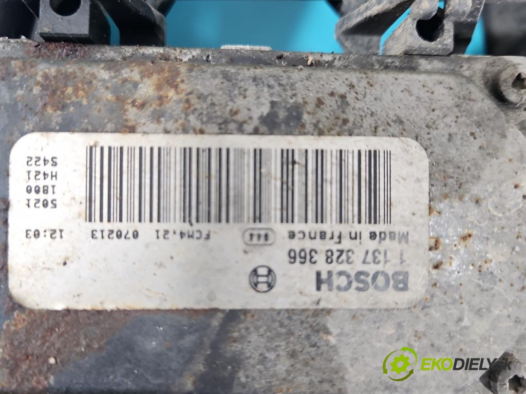 Mazda 3 I BK 2003-2009 1.6 citd 90 HP manual 66 kW 1560 cm3 5- Ventilátor chladiča 1137328366