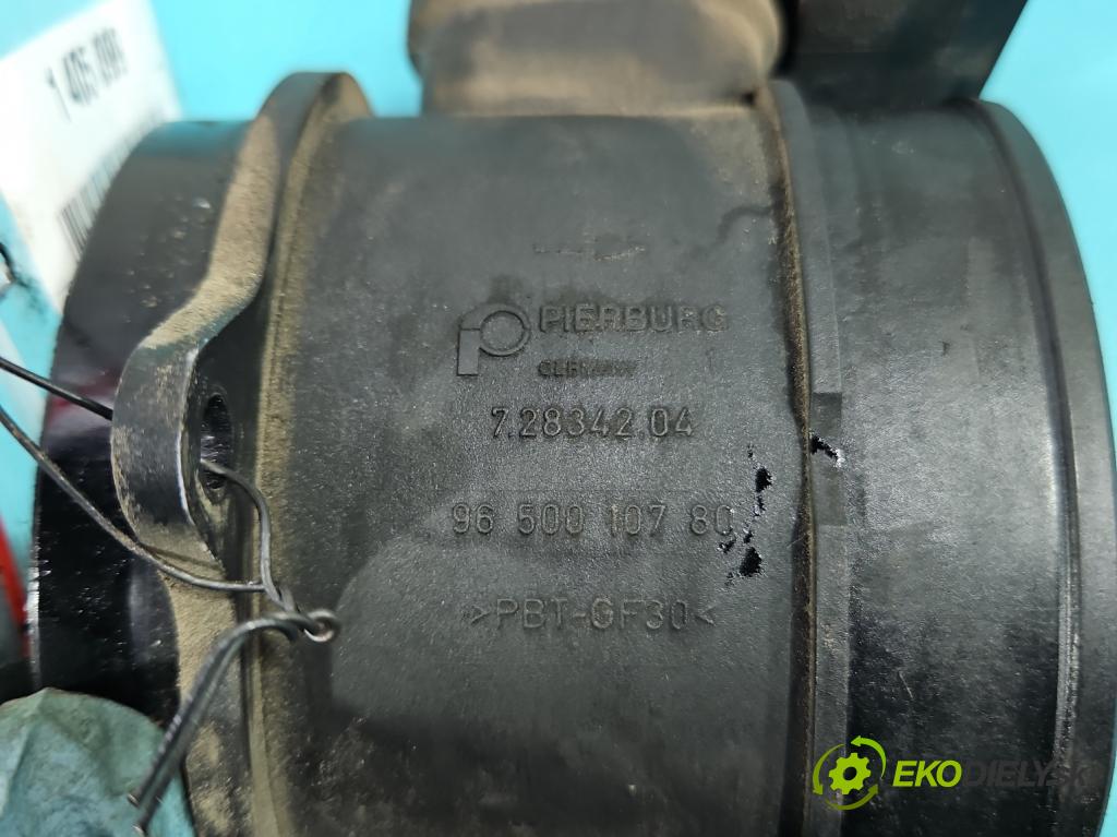 Mazda 3 I BK 2003-2009 1.6 citd 90 HP manual 66 kW 1560 cm3 5- průtokoměr: 9650010780 (Váhy vzduchu)