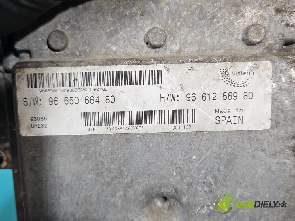 Peugeot Boxer II 2006-2018 2.2 hdi 120 HP manual 88 kW 2198 cm3 5- riadiaca jednotka motora 9665066480