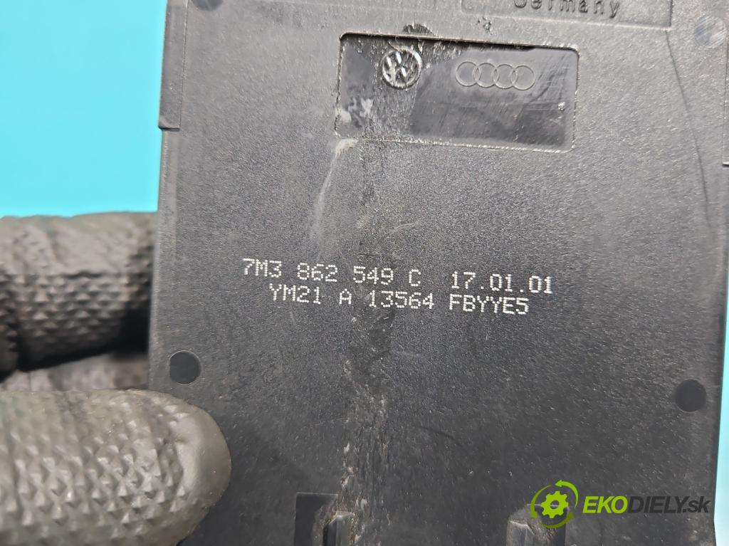 Seat Alhambra I 1996-2010 1.9 tdi 116 HP manual 85 kW 1896 cm3 5- Rukojeť: na nápoje: 7M3862549C (Úchyty, držiaky na nápoje)