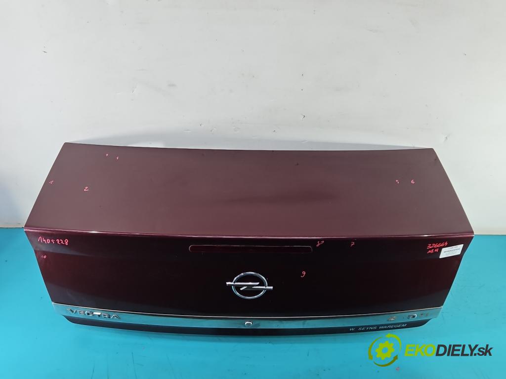 Opel Vectra C 2002-2008 2.0 dti 101 hp manual 74 kW 1995 cm3 4- zadní kufrové dveře  (Zadní kapoty)