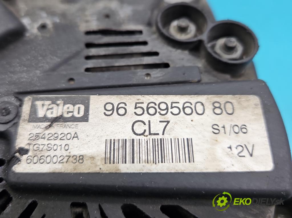 Peugeot 206 1.4 75 HP manual 55 kW 1360 cm3 5- Alternator 9656956080 (Alternátory)
