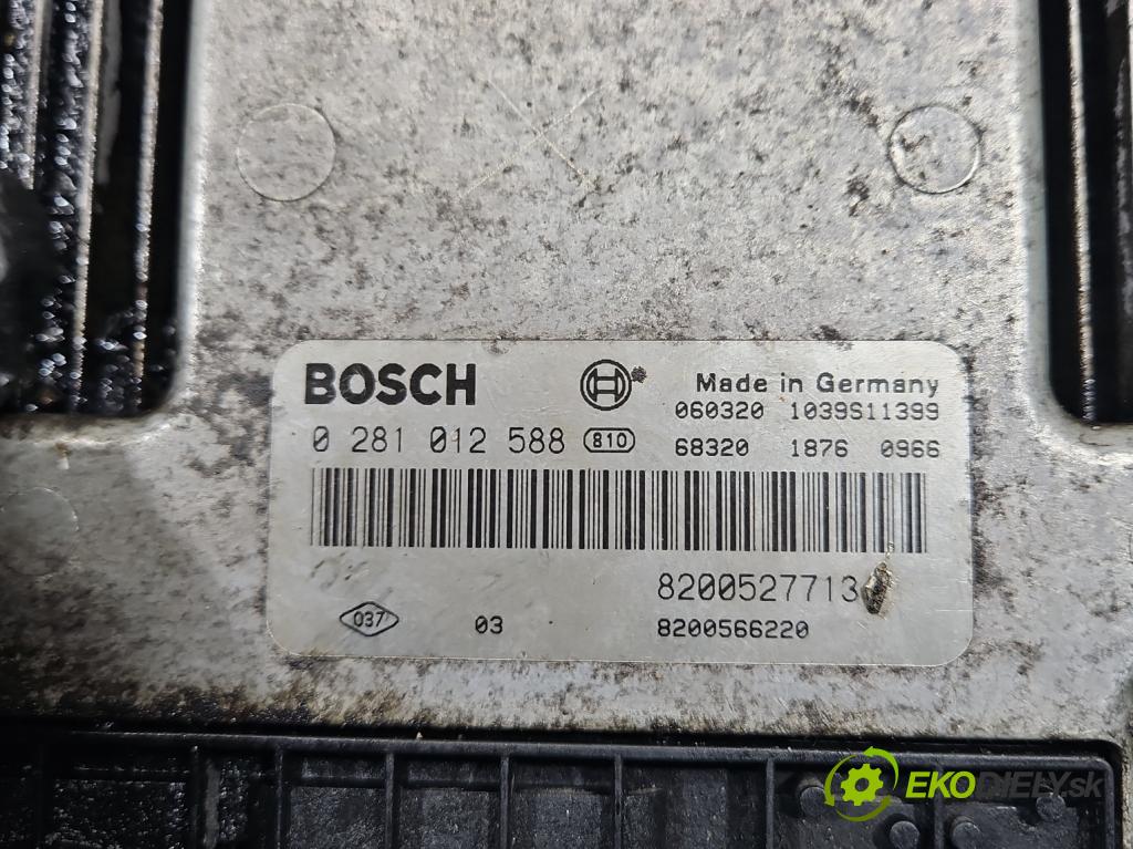 Renault Laguna II 2001-2007 1.9 dci 131 HP manual 96 kW 1870 cm3 5- riadiaca jednotka motora 0281012588