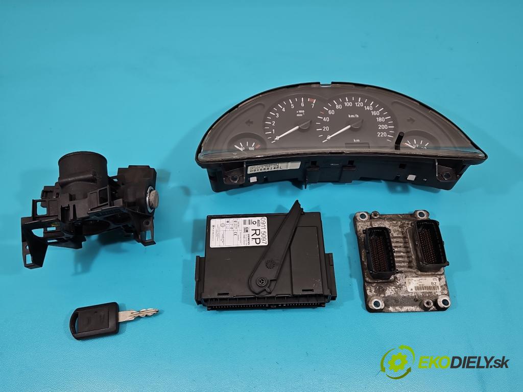Opel Corsa C 2000-2006 1.2 16V 75 HP manual 55 kW 1199 cm3 5- riadiaca jednotka motora 0261206074