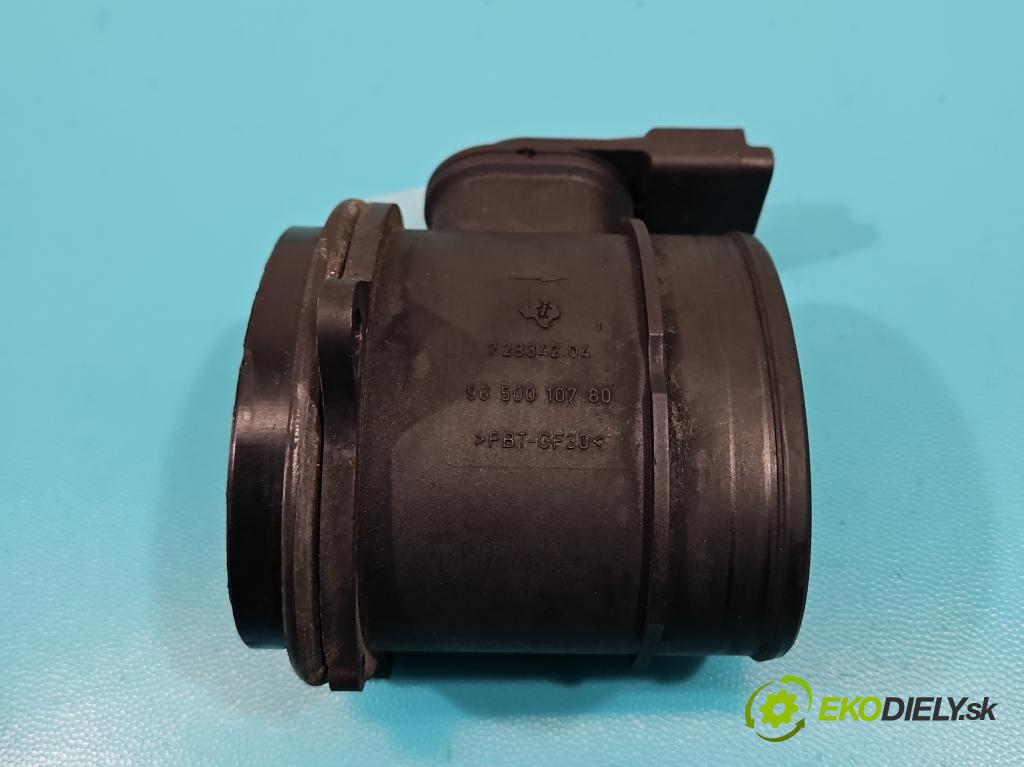 Citroen C4 I 2004-2011 1.6 hdi 109 HP manual 80 kW 1560 cm3 5- průtokoměr: 9650010780 (Váhy vzduchu)