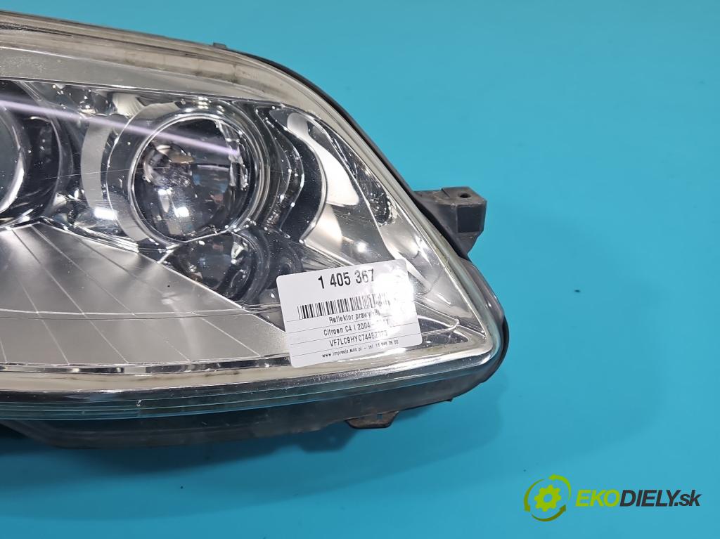 Citroen C4 I 2004-2011 1.6 hdi 109 HP manual 80 kW 1560 cm3 5- Reflektor: pravý 9684382880 (Pravé)