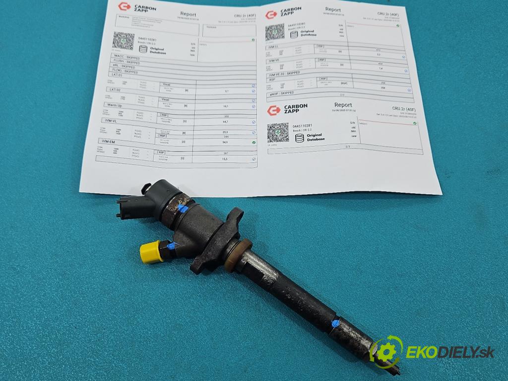 Citroen C4 I 2004-2011 1.6 hdi 109 HP manual 80 kW 1560 cm3 5- vstrek 0445110281 (Vstrekovač paliva)