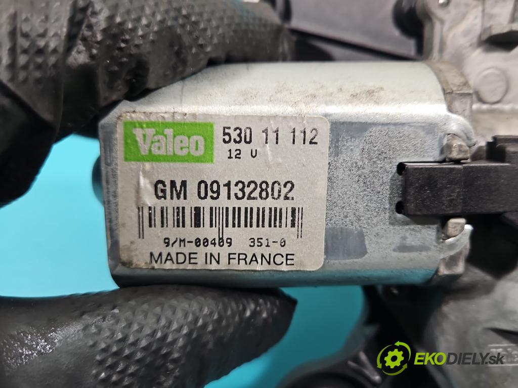 Opel Corsa C 2000-2006 1.2 16V 75 hp manual 55 kW 1199 cm3 5- motor stěrače zadní 09132802