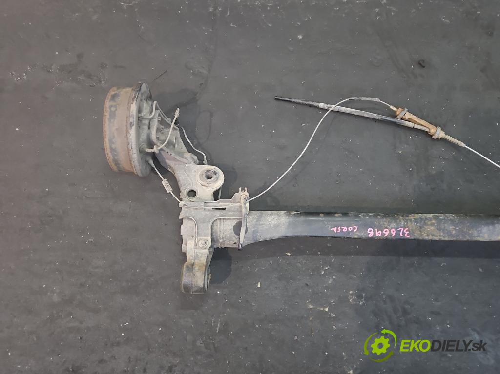 Opel Corsa C 2000-2006 1.2 16V 75 hp manual 55 kW 1199 cm3 5- zadní výztuha  (Výztuhy zadní)