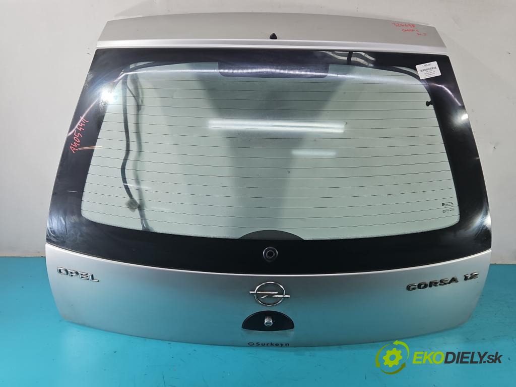 Opel Corsa C 2000-2006 1.2 16V 75 hp manual 55 kW 1199 cm3 5- zadní kufrové dveře  (Zadní kapoty)