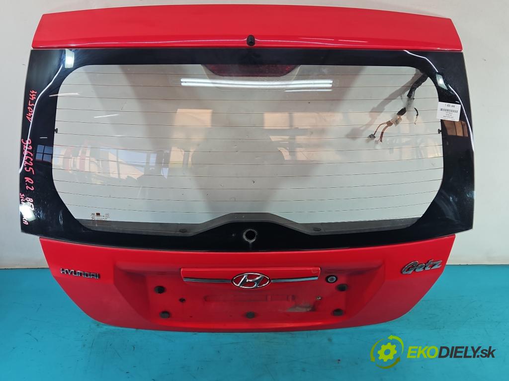 Hyundai Getz 1.1 63 hp manual 46,4 kW 1086 cm3 3- zadní kufrové dveře  (Zadní kapoty)