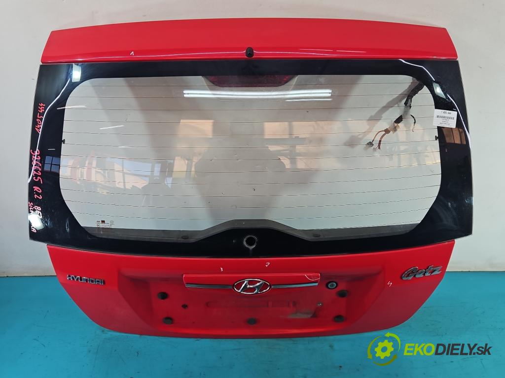 Hyundai Getz 1.1 63 hp manual 46,4 kW 1086 cm3 3- zadní kufrové dveře  (Zadní kapoty)