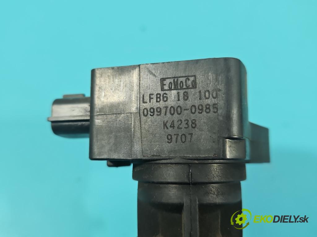 Mazda 5  2005-2010 1.8 16V 116 HP manual 85 kW 1798 cm3 5- cievka zapaľovacia LFB6 18 100 (Zapaľovacie cievky, moduly)