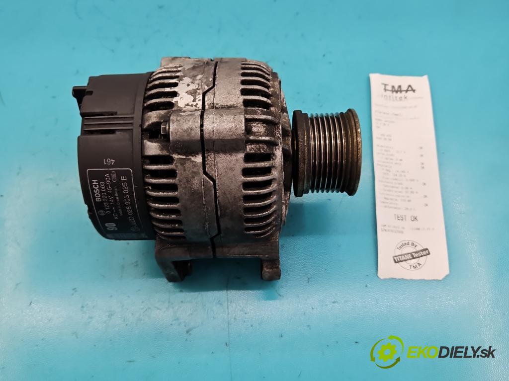 Audi 80 B4 1991-1994 1.9 tdi 90 HP manual 66 kW 1896 cm3 4- Alternator 028903025E (Alternátory)