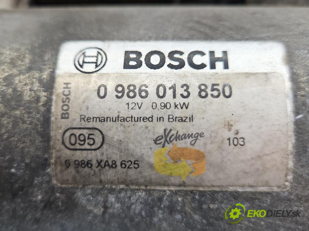 Citroen C2 1.4 8V 73 HP manual 54 kW 1360 cm3 3- štartér 0986013850 (Štartéry)