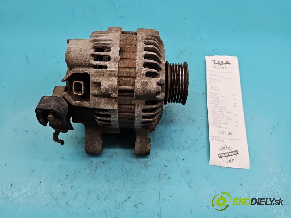 Citroen C2 1.4 8V 73 HP manual 54 kW 1360 cm3 3- Alternator 9638275880 (Alternátory)