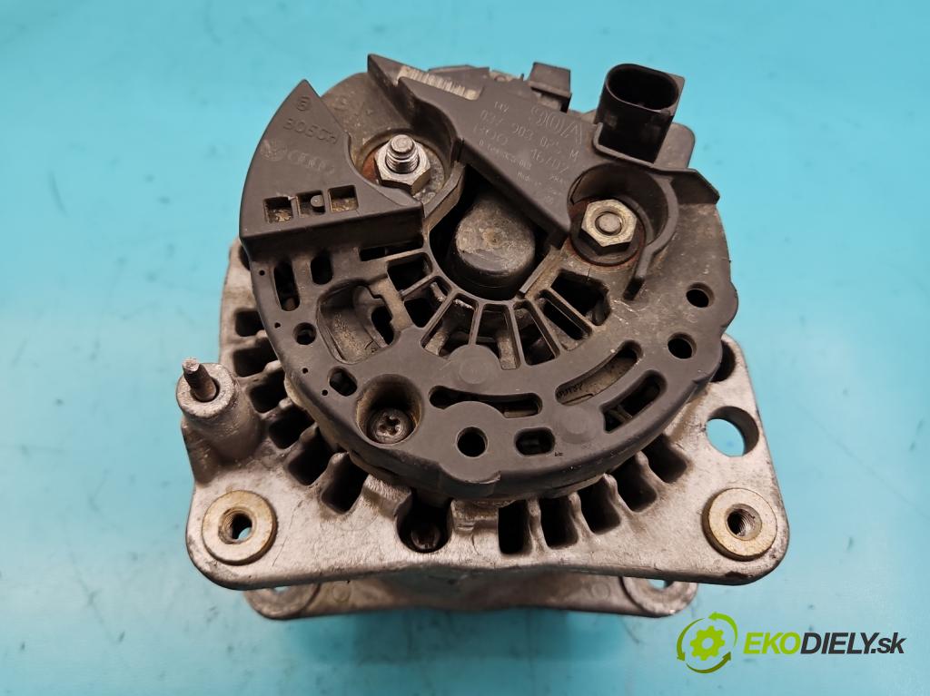 Seat Leon I 1999-2005 1.4 16V 75 HP manual 55 kW 1390 cm3 5- Alternator 037903025M (Alternátory)