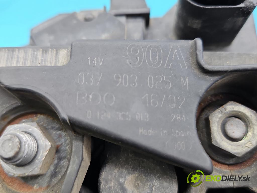 Seat Leon I 1999-2005 1.4 16V 75 HP manual 55 kW 1390 cm3 5- Alternator 037903025M (Alternátory)