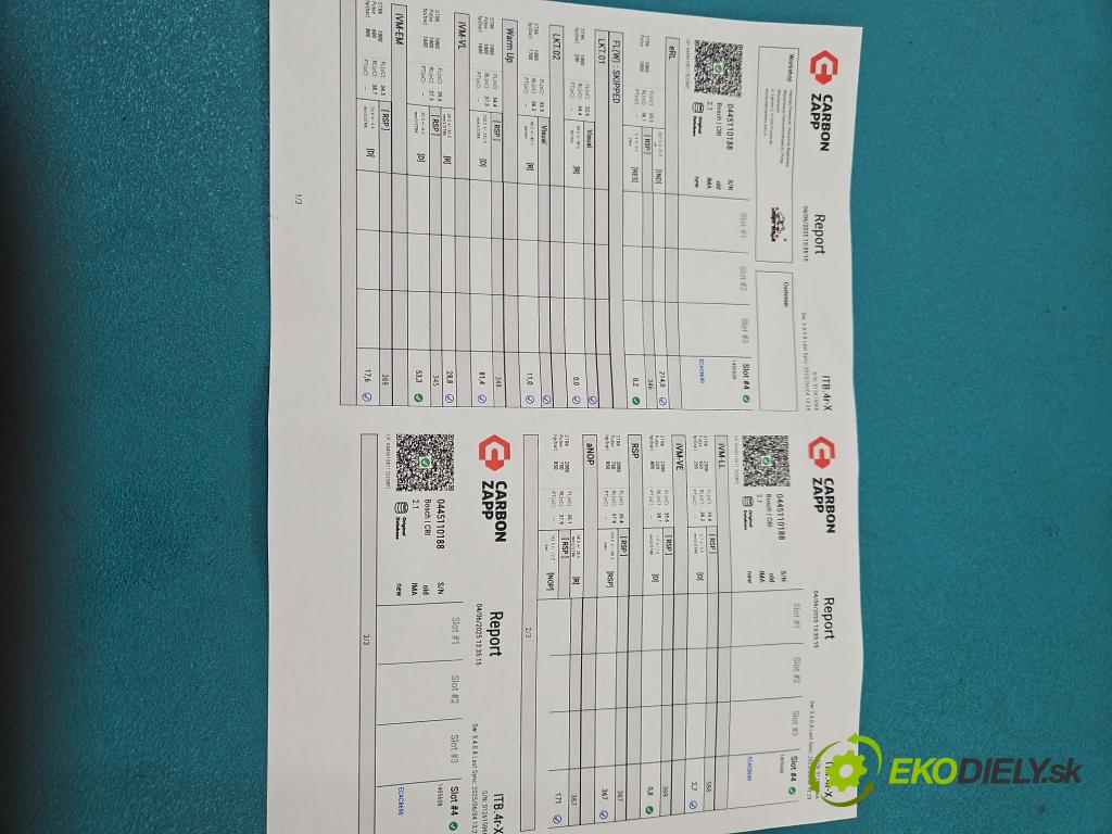 Peugeot 307 1.6 hdi 109 HP manual 80 kW 1560 cm3 5- vstrek 0445110188 (Vstrekovač paliva)