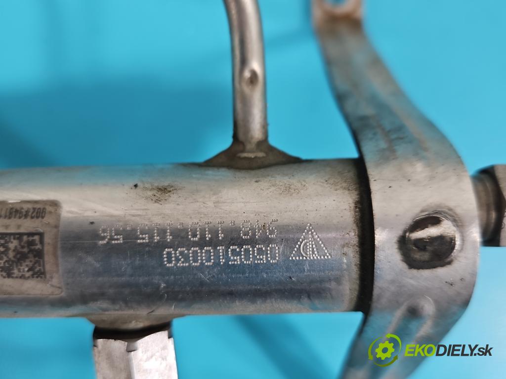 Porsche Cayenne II 2010-2017 4.8 V8 Turbo 500KM automatic 368 kW 4806 cm3 5- lišta vstrekovacia 94860623001 (Vstrekovacie lišty)