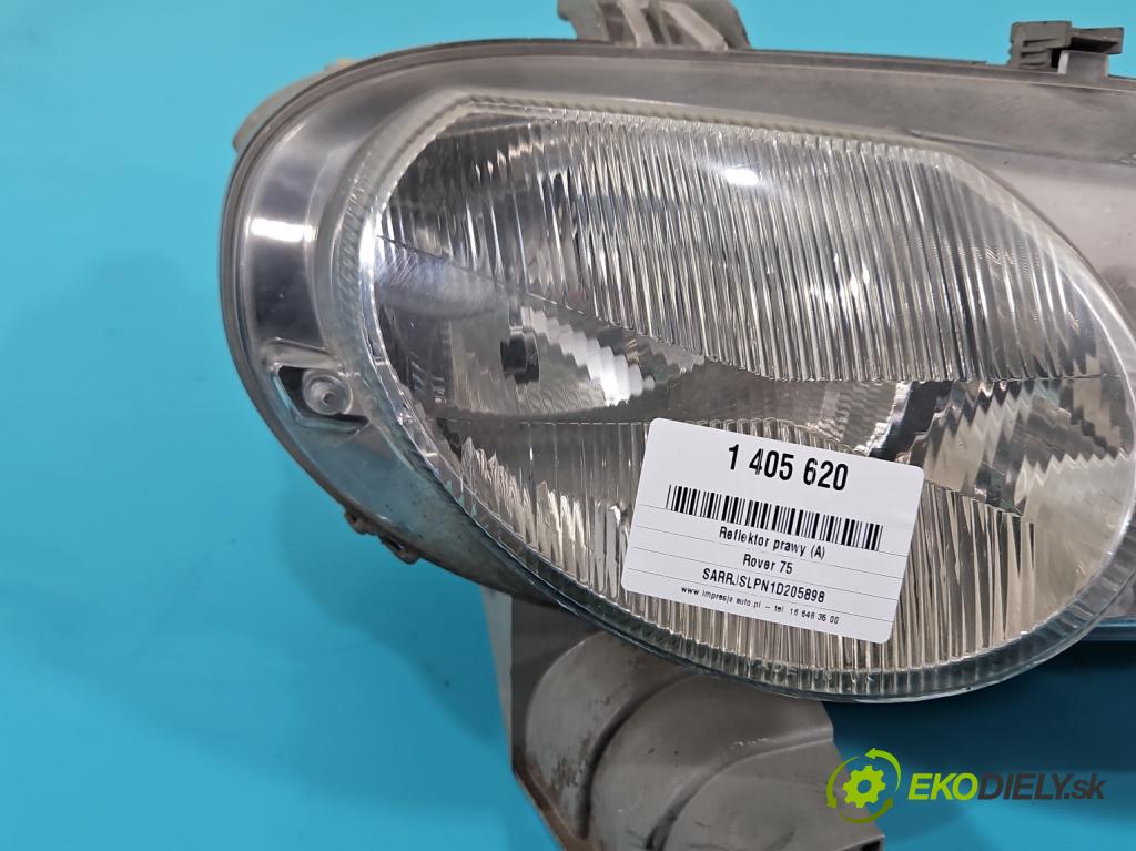 Rover 75 1.8 16V 120 HP manual 88 kW 1796 cm3 4- Reflektor: pravý  (Pravé)