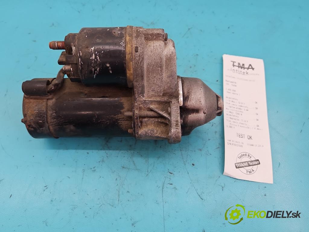 Opel Astra I 1991-2002 1.4 60 HP manual 44 kW 1389 cm3 5- štartér D6RA162 (Štartéry)