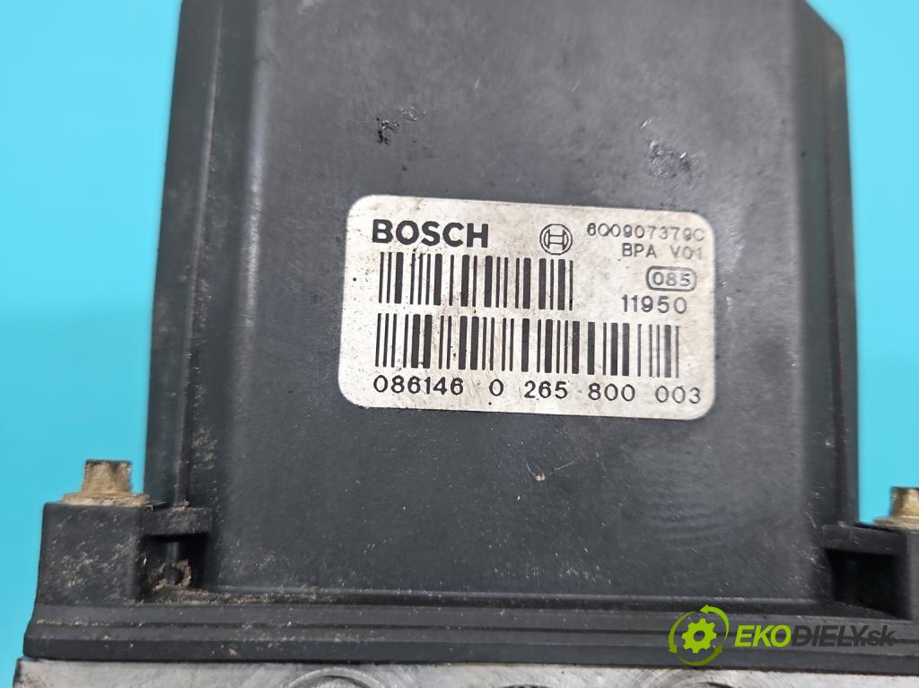 Skoda Fabia I 1999-2007 1.4 mpi 60 HP manual 44 kW 1397 cm3 5- čerpadlo abs 0265222006 (Pumpy ABS)