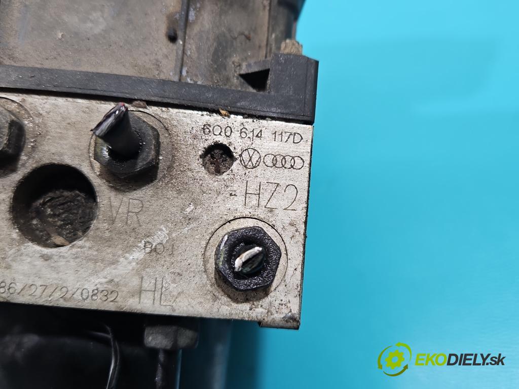 Skoda Fabia I 1999-2007 1.4 mpi 60 HP manual 44 kW 1397 cm3 5- čerpadlo abs 0265222006 (Pumpy ABS)