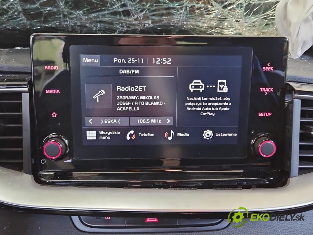 Kia Ceed III 2018- 1.5 160 HP automatic 117,5 kW 1482 cm3 5- Radio originál 96160J7711WK