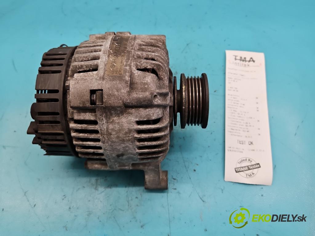 Audi A4 B5 1994-2001 1.8 20V 125 HP manual 92 kW 1781 cm3 4- Alternator 058903016E (Alternátory)