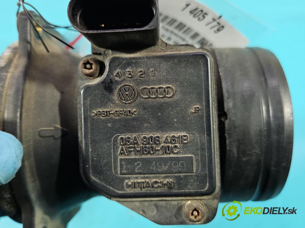 Audi A4 B5 1994-2001 1.6 8V 101 HP manual 74 kW 1595 cm3 5- průtokoměr: 06B133335AC (Váhy vzduchu)