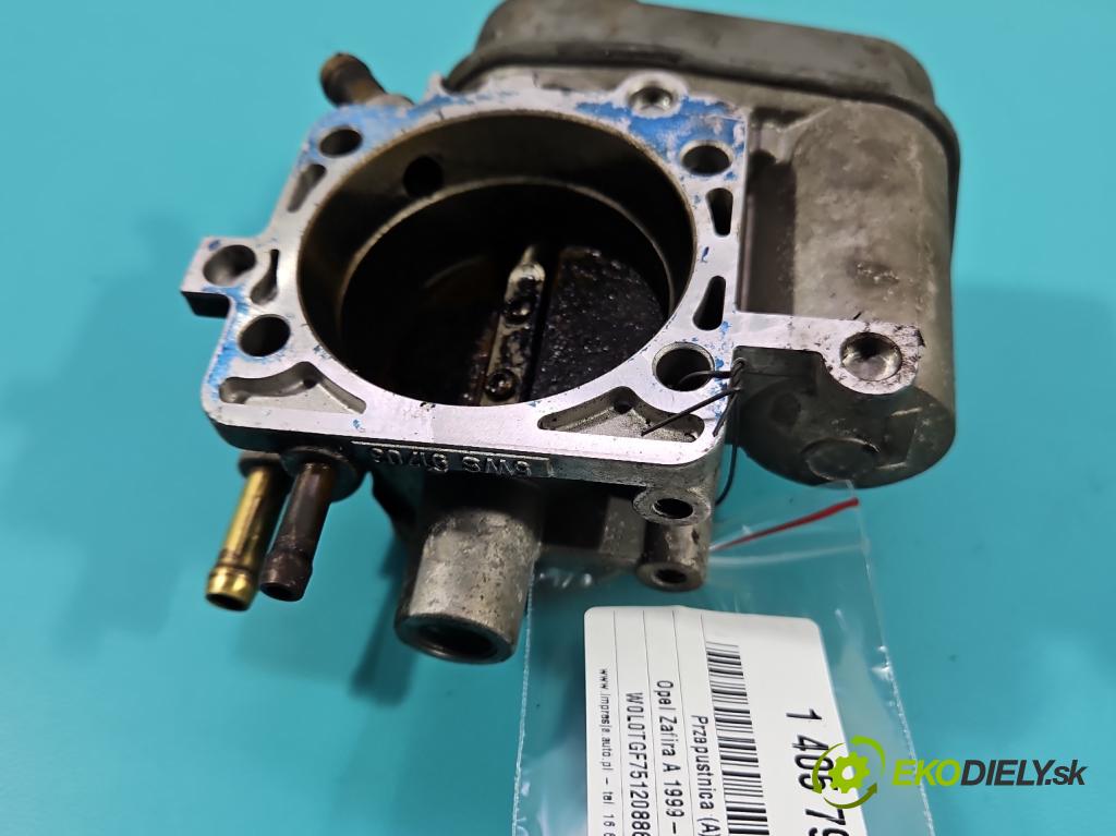 Opel Zafira A 1999-2005 1.8 16V 125 HP manual 92 kW 1796 cm3 5- klapka 5WS91703 (Škrtiace klapky)