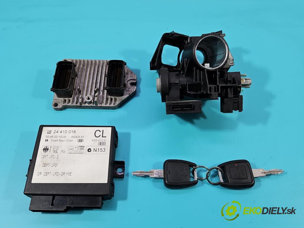 Opel Zafira A 1999-2005 1.8 16V 125 HP manual 92 kW 1796 cm3 5- riadiaca jednotka motora 09158670