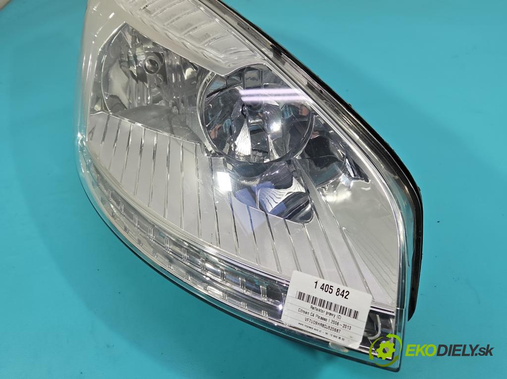 Citroen C4 Picasso I 2006-2013 1.6 hdi 111KM manual 82 kW 1560 cm3 5- Reflektor: pravý (Pravé)