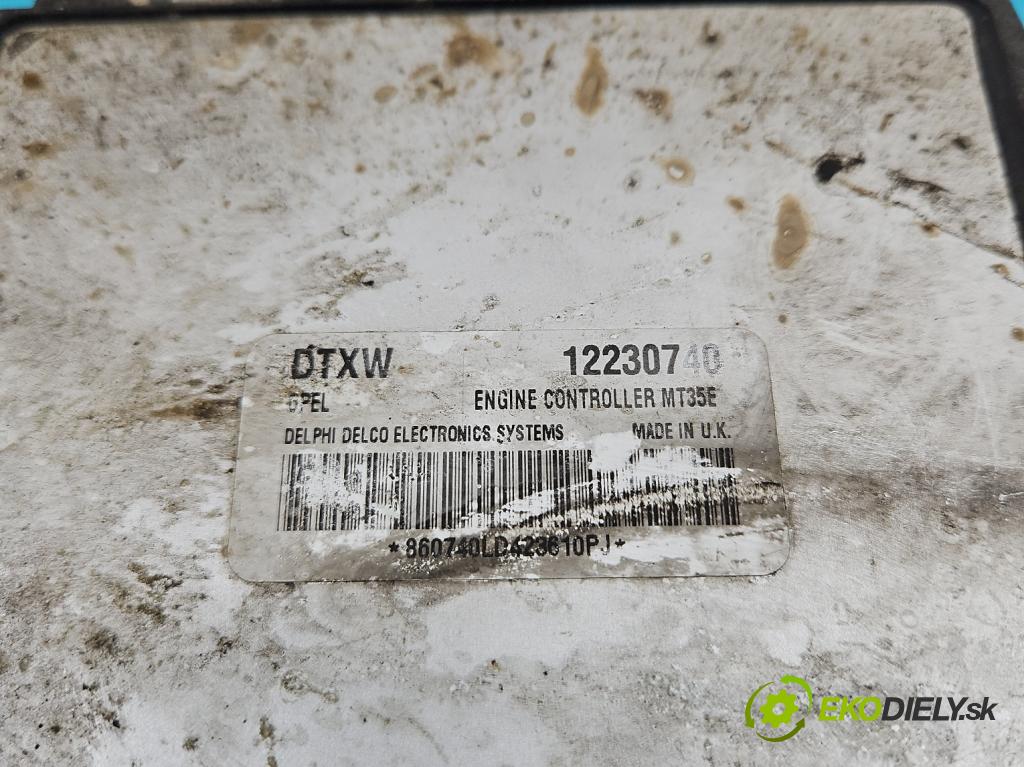 Opel Astra III 2004-2014 1.6 16V (Z16XEP) 105 hp manual 77 kW 1598 cm3 5- řídící jednotka motoru 12230740
