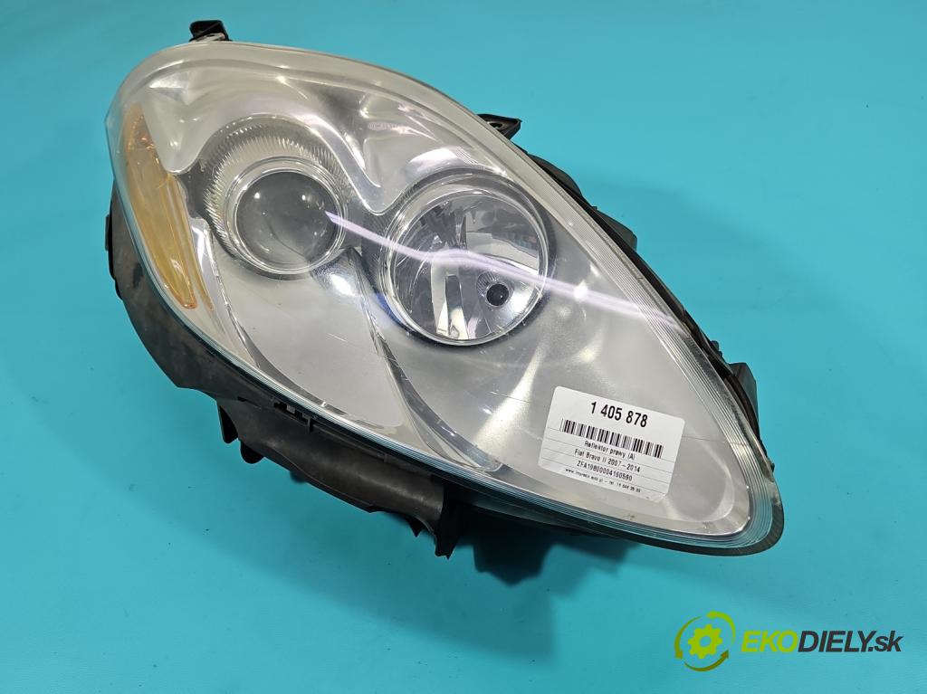 Fiat Bravo II 2007-2014 1.6 jtd 90 HP manual 66 kW 1598 cm3 5- Reflektor: pravý 51757534 (Pravé)