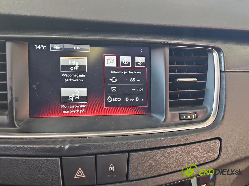 Peugeot 508 2010-2018 1.6 hdi 120 HP automatic 88 kW 1560 cm3 4- Zobrazit: 9812771880 (Prístrojové dosky, displeje)