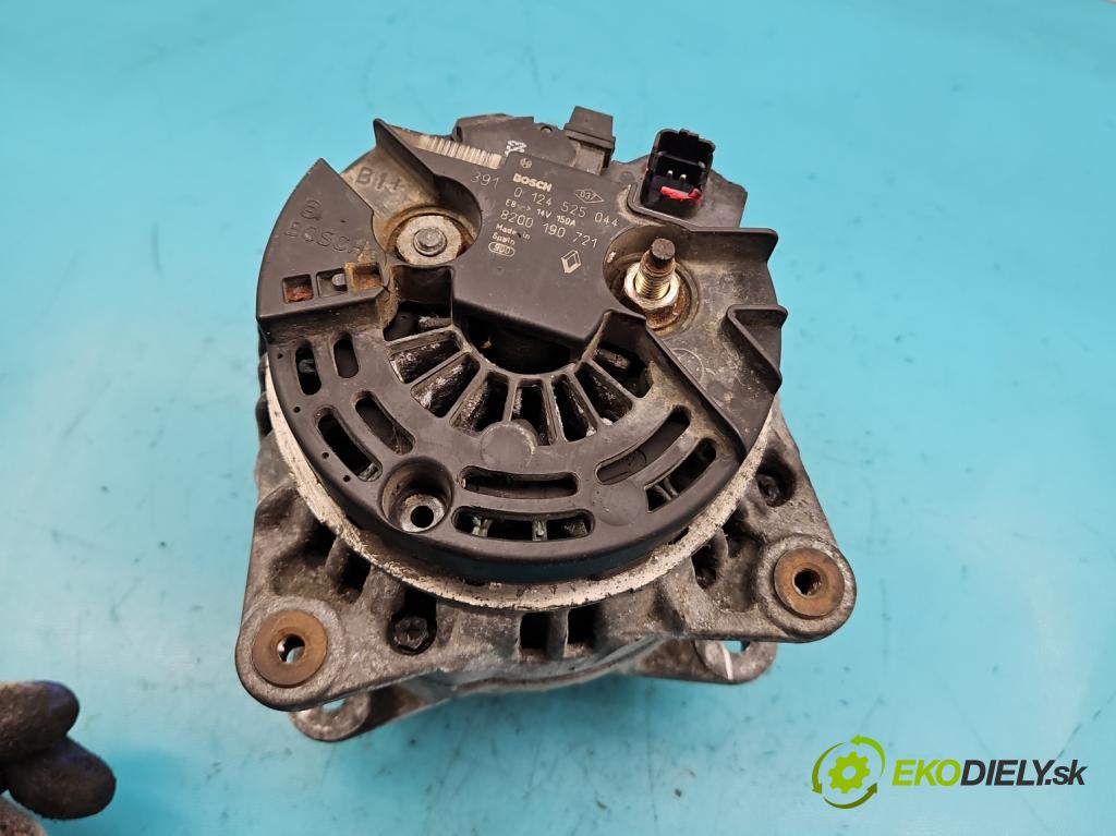 Renault Master II 1998-2010 2.5 dci 120 HP manual 88 kW 2499 cm3 5- Alternator 0124525044 (Alternátory)